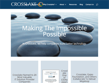 Tablet Screenshot of crosslaketech.com